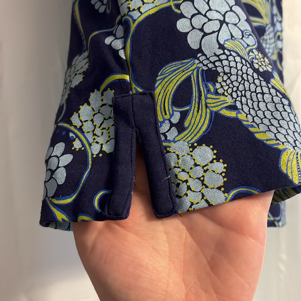 Lilly Pulitzer Blue Koi Fish Dress - Girls Size 5 - Picture 5 of 13
